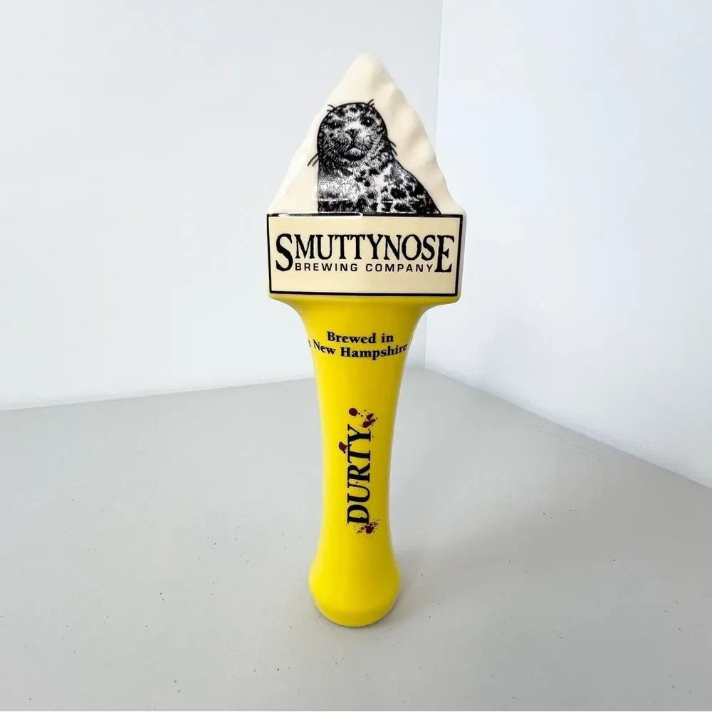 NIB Smuttynose Brewing Company Durty Ceramic Beer Tap Handle Chrislan Ceramics